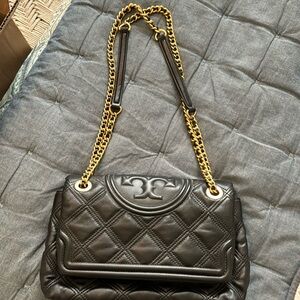 Classic black and gold bag